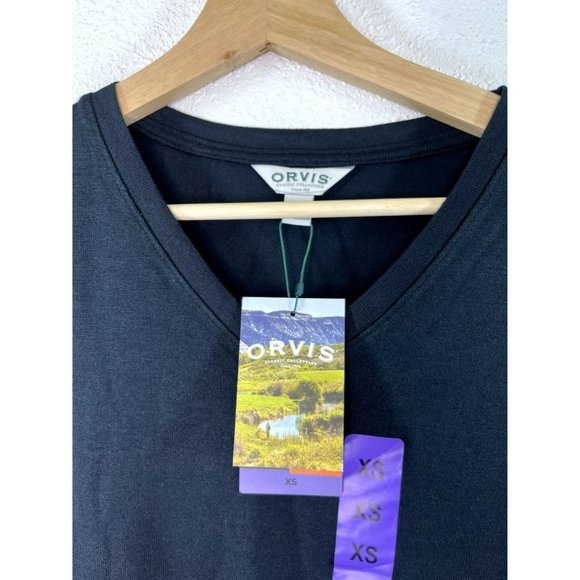 Orvis Women's Short Sleeve V-Neck Tunic Knit Top - Picture 5 of 6